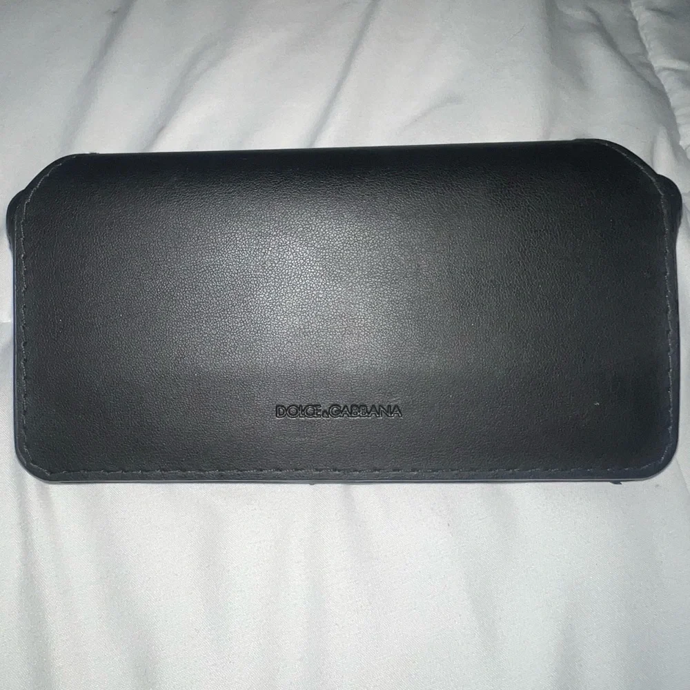 Dolce & Gabbana Black Sunglasses Case Velvet Lining Designer Summer